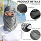 Sun Cap with Detachable Cotton Face Cover For Women